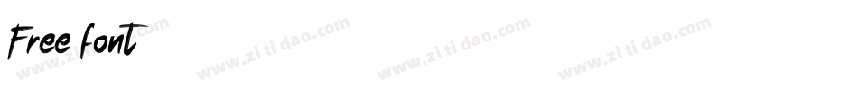 Free font字体转换